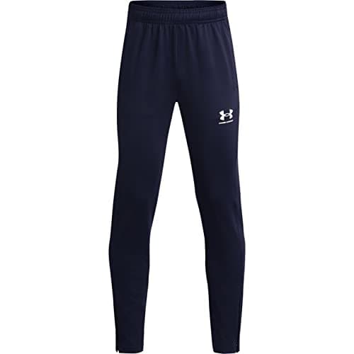 Image of Under Armour Boys' Y Challenger Training Pant, Fast-Drying and Sweat-Wicking Football Training Pants with 4-Way Stretch, Loose Tapered Jogging Bottoms with Ankle Zips for PE