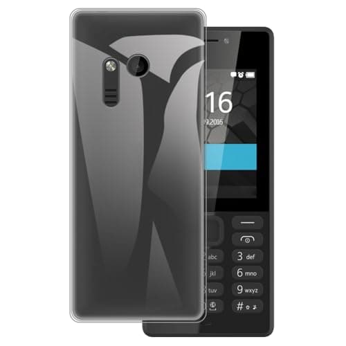 Image of OAGELIM Case Compatible with Nokia 216 Case Shockproof TPU Soft Flexible Gel Protective Phone Cover with Anti-Scratch & Military-Grade Anti-Drop (Clear)