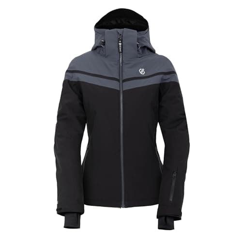 Image of Dare 2b Womens Flurry Ski Jacket, Black Grey, 18 EU