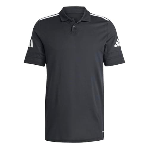 Image of adidas Men's SQUADRA25 Cotton Polo, Black/White, XXL