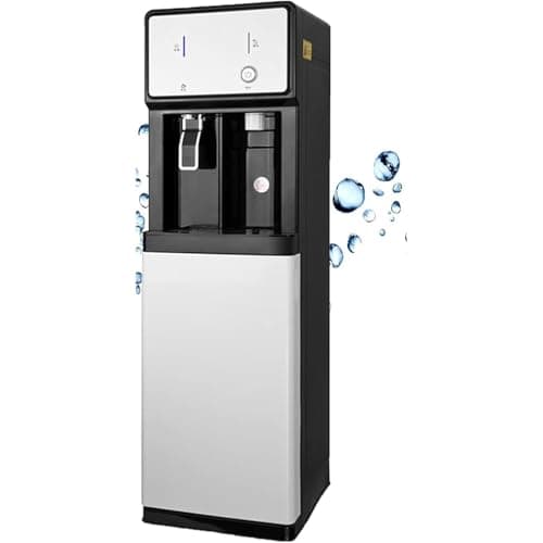 Image of IQOAIJ Freestanding Mains Fed Unit Floor-Loading Standing Water Cooler - Ideal For Home Office Coffee Tea Bar - 3 In 1 Water Cooler Dispenser,001,41.3inx12.2in