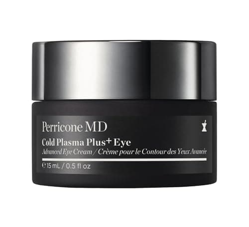 Image of Perricone MD Advanced Cold Plasma Plus+ Eye Cream 15ml– Targets Dark Circles, Puffiness, Crow’s Feet & Fine Lines – Firms & Lifts with Copper Tripeptides, Vitamin C Ester & Omegas, Fragrance-Free