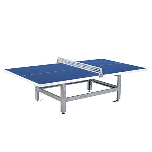 Image of Butterfly S2000 Concrete With Steel Legs Tennis Table, Blue, One Size