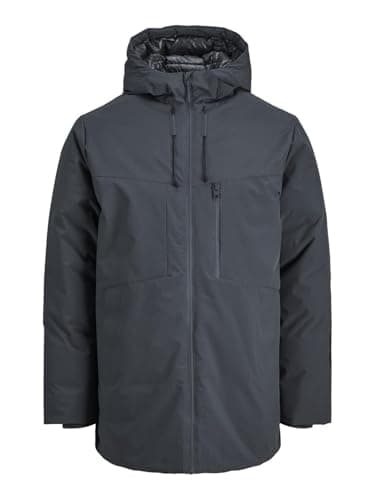Image of JACK & JONES Jjpayne Parka Jacket-Asphalt - PRINT-XX-Large