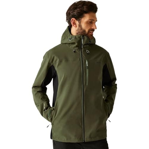 Image of Regatta Mens Birchdale II Waterproof Jacket Breathable Lightweight Outdoor Walking Coat