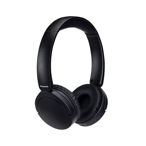 Image of Panasonic HF630B, Street Wireless Headphones, On-Ear, Built-in Mic, Bluetooth 5.3, Multipoint, Swivel Design, Up To 72 Hours Playtime, USB-C, Black