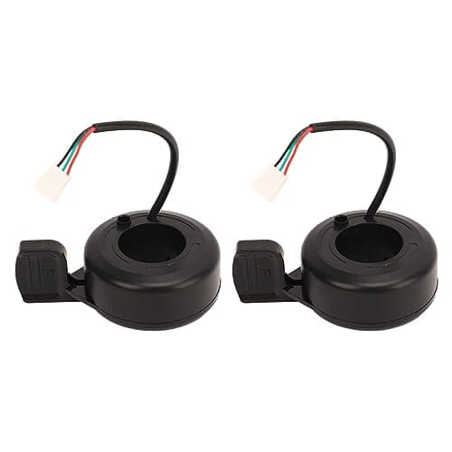 Image of Socobeta 2 PCS Electric Scooter Brake and Thumb Throttle for Kugoo S1 Electric Scooter, with Raised Stripe, ABS Material