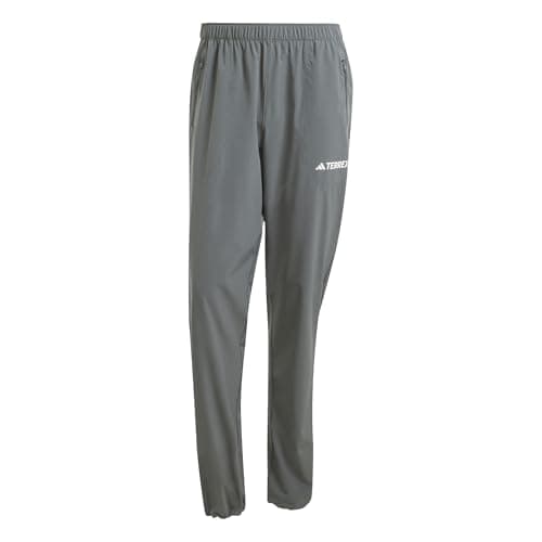 Image of adidas Men's Terrex Multi Essentials Stretch Pants, Legend Ivy, M