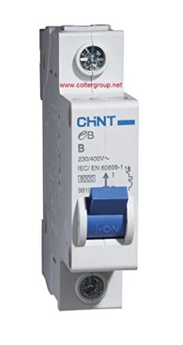 Image of Chint EBG-1P-B06 Miniature Circuit Breaker, 6 A, 1 Pole, B Curve, 6 kA