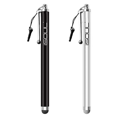 Image of iSOUL Stylus Touch Pen, Styli Capacitive Touchscreen Pen Aluminum Stylus For Smartphones, iPhone, iPad Mini, Galaxy, Note, Tab, Nexus, Nokia, Blackberry, OnePlus, & Tablets (Mix)