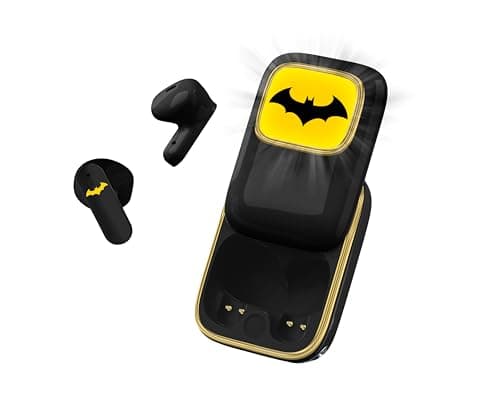 Image of OTL Technologies Batman Dark Knight Slide TWS Wireless Earphones with Charging Case - Bluetooth Connectivity