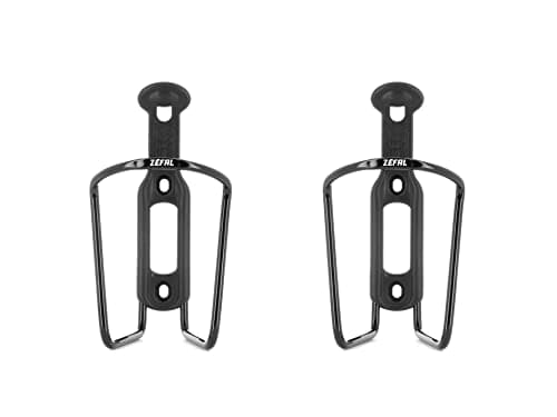 Image of ZEFAL Bundle Pack - Aluplast 124 Aluminium Bicycle Water Bottle Cage, Universal, Black, 2 Pack