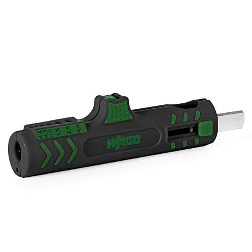 Image of WAGO Universal Stripper 206-1442 | For diameters from 8 mm to 13 mm, ergonomic, non-slip grip zones, secure locking technology
