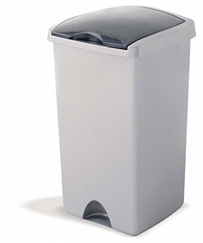 Image of Addis Lift Top Bin 48L Metallic (713076)