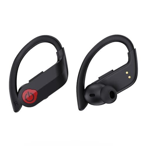 Image of Wireless Earbuds Bluetooth 5.3 Headphones - Ear Buds with 4 ENC Noise Canceling Mic, 120H Stereo Sound, Sport Wireless Earphones with Earhooks, IP7 Waterproof for Running