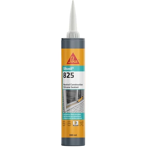 Image of Sika Sikasil 825 Sealant – Excellent Adhesion – Internal And External Sealing Use – Brick Red – 380 ml