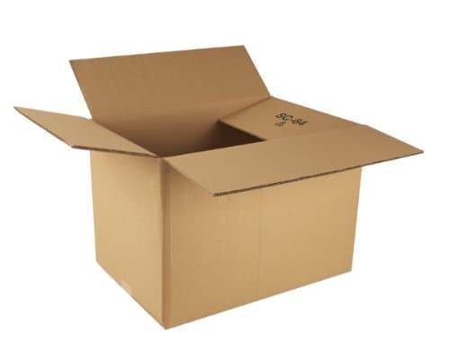 Image of 2XPacking Carton Double Wall Strong Flat-Packed, 457x305x305mm, Pack of 15