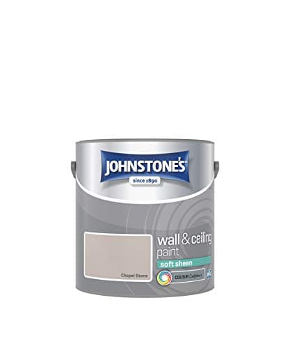 Image of Johnstone's - Wall & Ceiling Paint - Chapel Stone - Soft Sheen Finish - Emulsion Paint - Fantastic Coverage - Easy to Apply - Dry in 1-2 Hours - 12m2 Coverage per Litre - 2.5L
