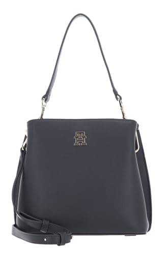 Image of Tommy Hilfiger TH Timeless Bucket FA23 Handbag, GREY LINE, One Size