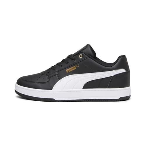 Image of Puma Unisex Adults Puma Caven 2.0 Sneakers, Puma Black-Puma White-Gold, 9 UK