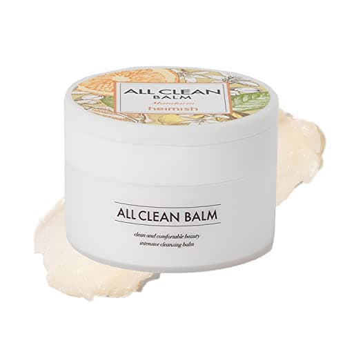 Image of HEIMISH All Clean Balm Mandarin - Cleansing Balm, Waterproof Makeup Remover, Face Cleanser, Oil Based Cleanser, Korean Skincare with Natural Aroma Oil, Vegan, For All Skin Types, 4.0fl.oz/120ml