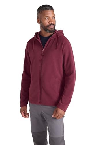 Image of Mountain Warehouse Camber Mens Fleece Hoodie Burgundy M