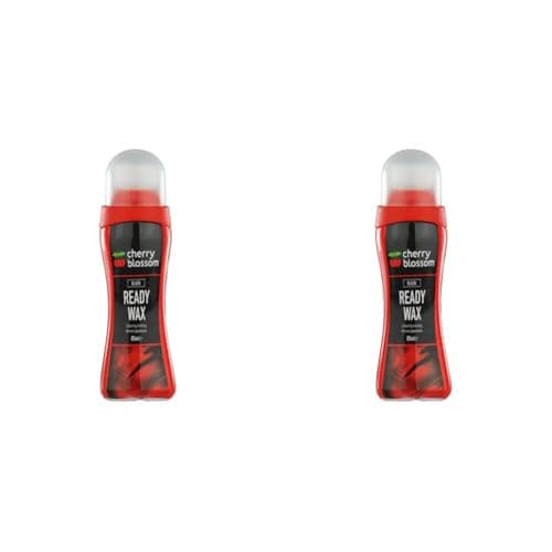 Image of Cherry Blossom Ready Wax | Black | 85ml | Revives leather shoes & restores colour with easy-to-apply colour-enricher