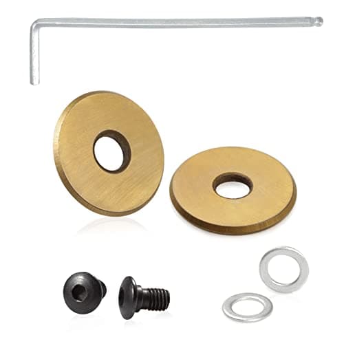 Image of SPEEDWOX Tile Cutter Replacement Cutting Wheel, Tungsten-Carbide Tile Cutter Wheel, High Strength Tungsten Carbide Scoring Wheels Accessories Parts with Washer Screw Hex Wrench