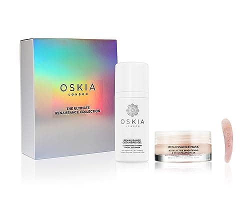 Image of OSKIA Ultimate Renaissance Collection – Skincare Set with Renaissance Cleansing Gel, Mask & Quartz Facial Massage Tool