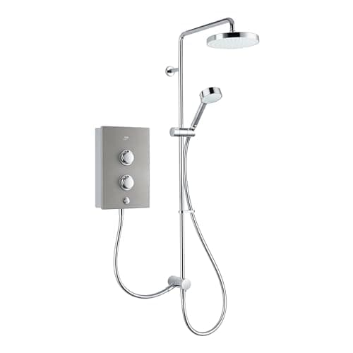 Image of Mira Decor Dual Silver Electric Shower 10.8 kW 1.1894.003