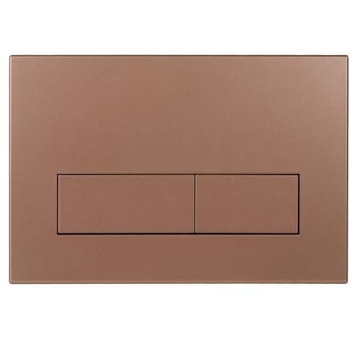 Image of Mendorio Toile Dual Flush Plate for Concealed Cistern, Compatible with Geberit Sigma,Up300&UP320 Actuator Plate,245 x 164 mm,with Flush Rod Set&Frame, 1 Piece(Bronze)