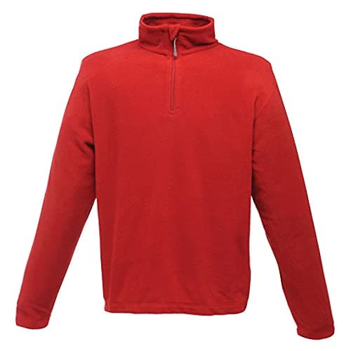 Image of Regatta Men's Micro Zip Neck Fleece - Size L - Classic Red