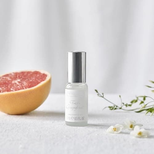 Image of The White Company Fragrance Oil, 15ml Perfect for Diffuser, Humidifier, Aromatherapy, Relax, Skin Care, Perfume & Candle Making (Fresh Grapefruit)