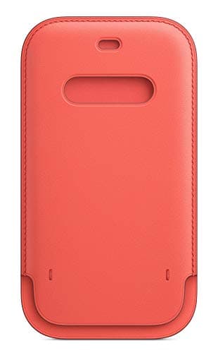Image of iPhone 12 | 12 Pro Leather Sleeve with MagSafe - Pink Citrus