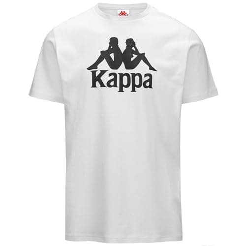 Image of Kappa Mens Authentic Estessi T-Shirt White/Black M