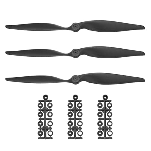 Image of sourcing map 2 Pcs 12x6 Inch Propeller RC Propellers 2-Vane Blades Props with Washer for RC Airplane Aircraft Prop Controlled Airplanes Lightweight Drones, Black