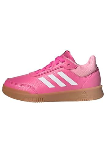 Image of adidas Unisex Kids Tensaur Sport Training Lace Shoes, Pulse Magenta/FTWR White/Bliss Pink, 4 UK
