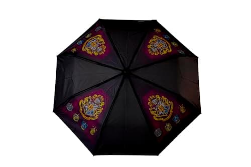 Image of CyP Brands Harry Potter Official Licensed Umbrella for Boys and Girls - Black, Black/White, Klein, Novelty