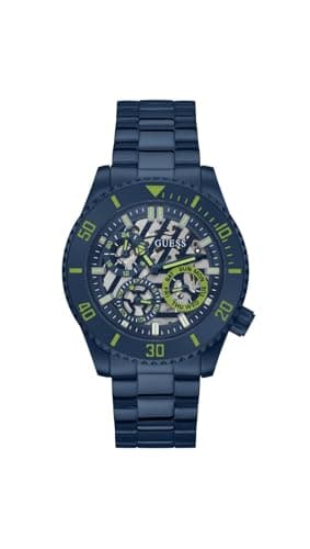 Image of GUESS Men Analog Quartz Watch with Stainless Steel Strap GW0488G4