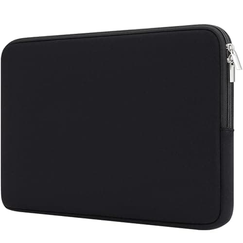 Image of RAINYEAR 11-11.6 Inch Laptop Sleeve Case Soft Lining Carrying Bag Padded Zipper Cover Compatible with 11.6" MacBook Air 13" Macbook Neo for 11" Notebook Computer Ultrabook Tablet Chromebook(Black)