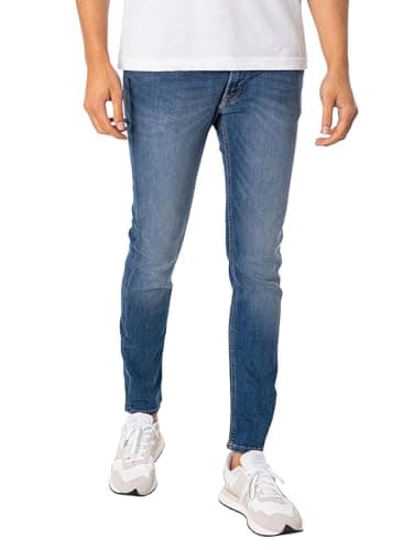 Image of Jack & Jones Men's Jjiliam Jjoriginal Agi 005 Noos Skinny Jeans, Blue (Blau ), 32W 32L UK