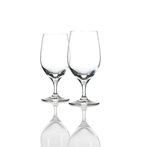 Image of Schott Zwiesel Grace Tulip Beer Glass Set of 2-420ml Tritan Crystal, Stemmed Beer Glasses, Dishwasher Safe, Made in Germany