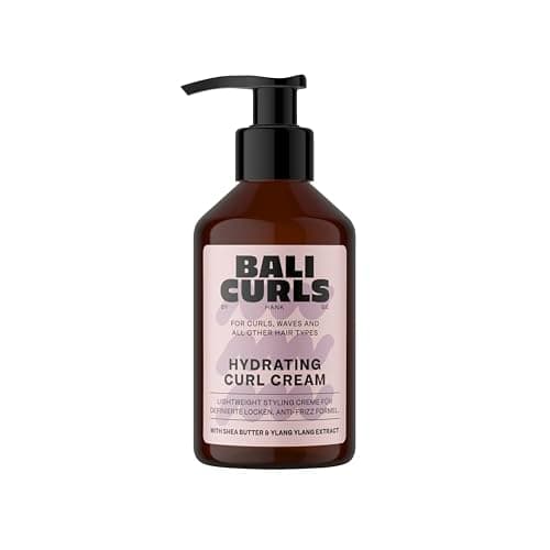 Image of Bali Curls Hydrating Curl Cream – Leave In Styling Cream for Curly, Wavy & Afro Hair with Moisture Boost, Anti Frizz & Shine 150 ml