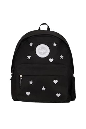 Image of hype School College Casual Work Hiking Backpack for Kids Boys Girls Teens Men Women (Black Chrome Charm, One Size)