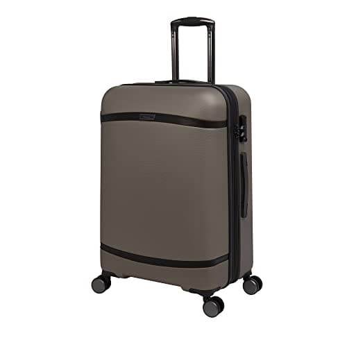 Image of it luggage Quaint 27" Hardside Checked 8 Wheel Expandable Spinner, Cobblestone with Mulch Trim, 27", Quaint 27" Hardside Checked 8 Wheel Expandable Spinner