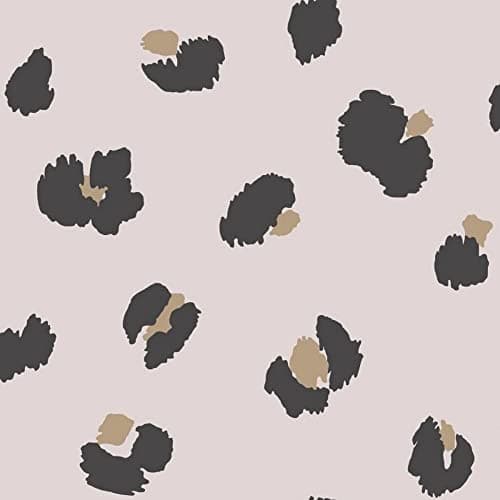 Image of Holden Decor Large Leopard Spot Pink Wallpaper 13031 - Tropical Animal Skin