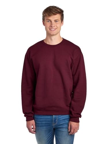 Image of Jerzees Men's Fleece Sweatshirt - Red - XXL