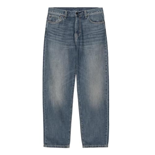Image of CARHARTT WIP Aaron Pant Blue Dark Used (UK, Waist & Inseam, 36, 32, Blue Dark Used)