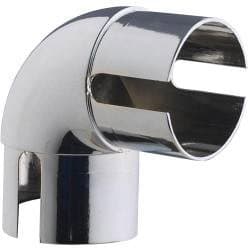 Image of Rothley Handrail 90 Degree Elbow - Chrome Finish Internal fit x 1