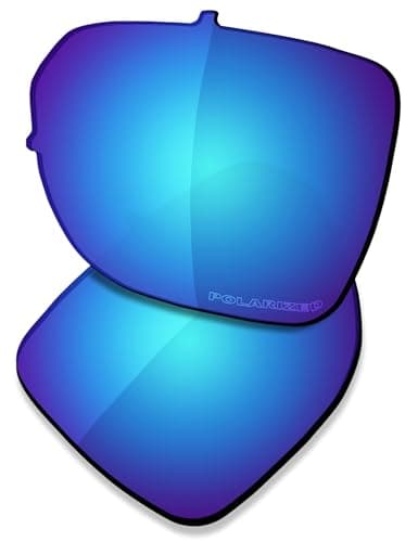 Image of Saucer Premium Replacement Lenses for Oakley Castel OO9147 Sunglasses High Defense - Glacier Blue Polarized
